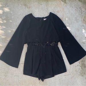 Black Lace Romper/Playsuit